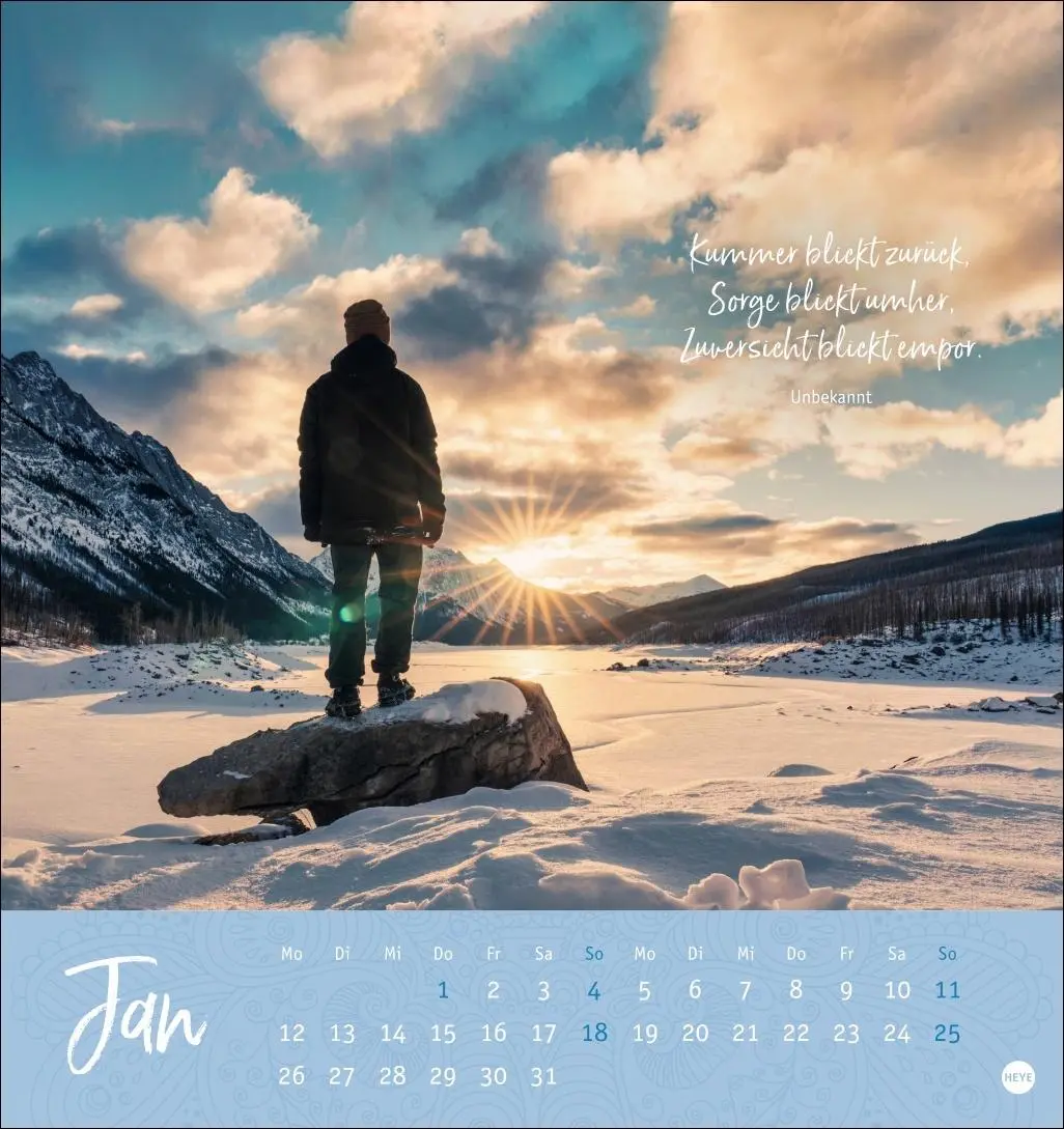Bild: 9783756412341 | Augenblicke voller Zuversicht Postkartenkalender 2026 | Kalender