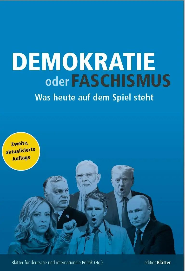 Cover: 9783982132341 | Demokratie oder Faschismus | Was heute auf dem Spiel steht | Politik