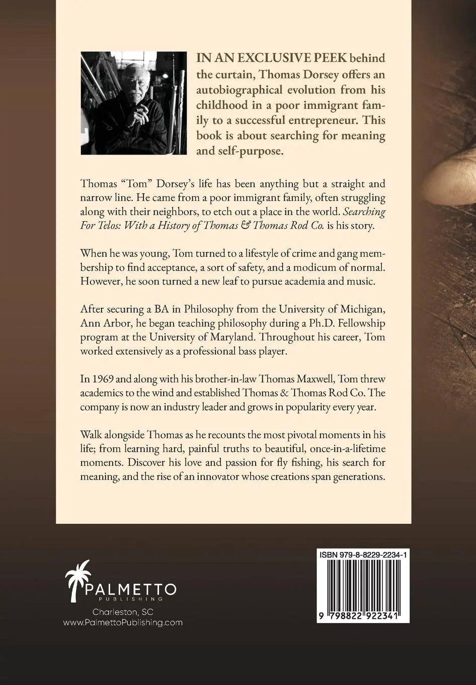 Rückseite: 9798822922341 | Searching for Telos | With a History of Thomas and Thomas Rod Co