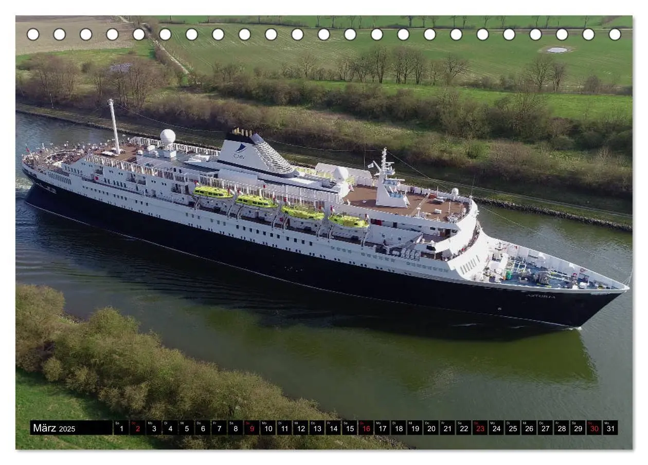 Bild: 9783435262441 | 100 Meter über Grund - Am Nord-Ostsee-Kanal (Tischkalender 2025 DIN...
