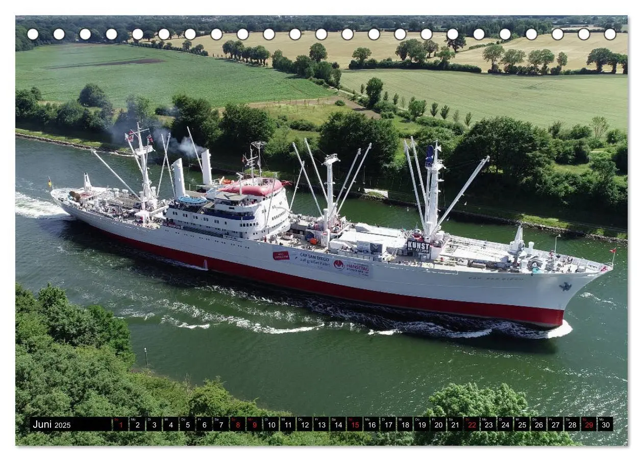 Bild: 9783435262441 | 100 Meter über Grund - Am Nord-Ostsee-Kanal (Tischkalender 2025 DIN...