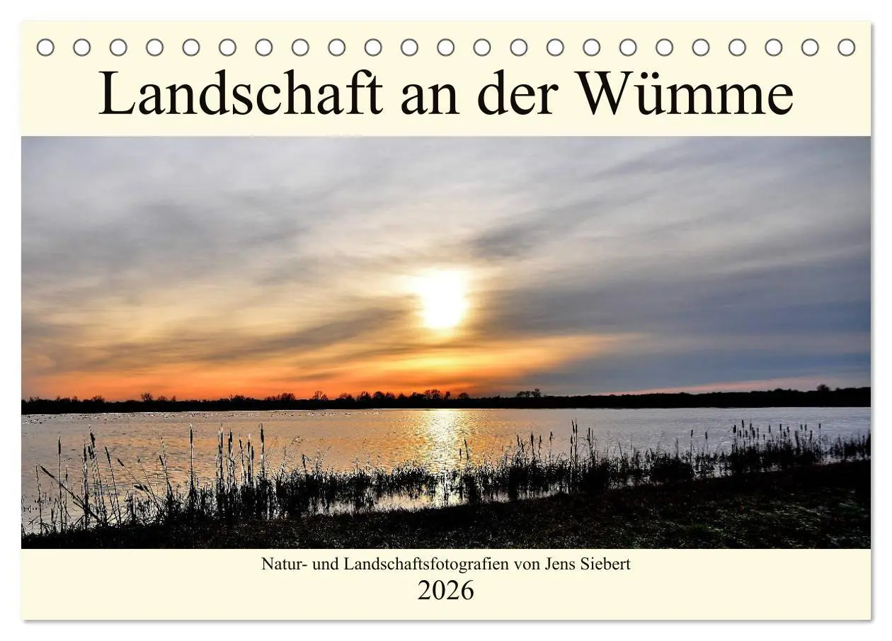 Cover: 9783457732441 | Landschaft an der Wümme (Tischkalender 2026 DIN A5 quer), CALVENDO...