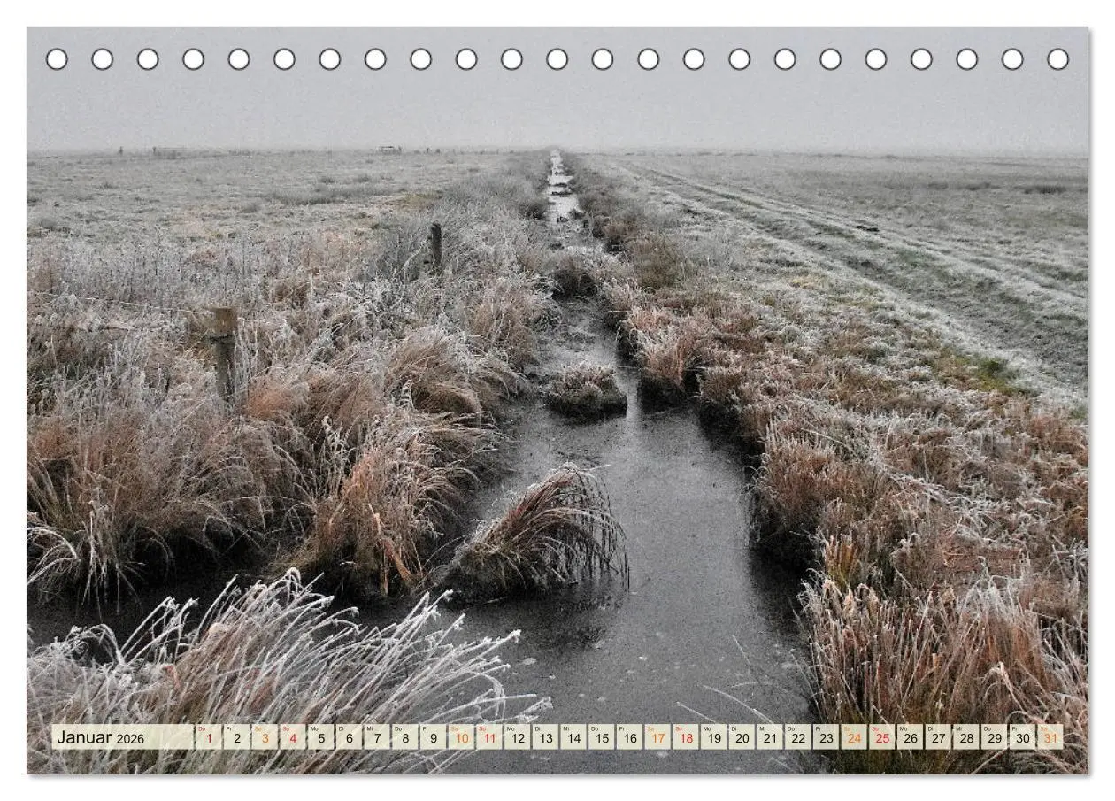 Bild: 9783457732441 | Landschaft an der Wümme (Tischkalender 2026 DIN A5 quer), CALVENDO...