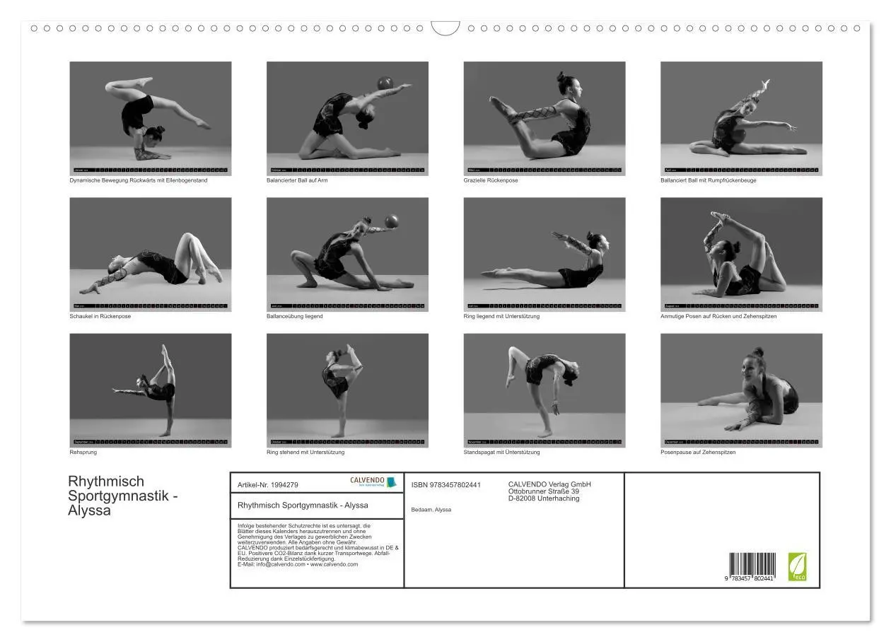 Bild: 9783457802441 | Rhythmisch Sportgymnastik - Alyssa (Wandkalender 2026 DIN A2 quer),...