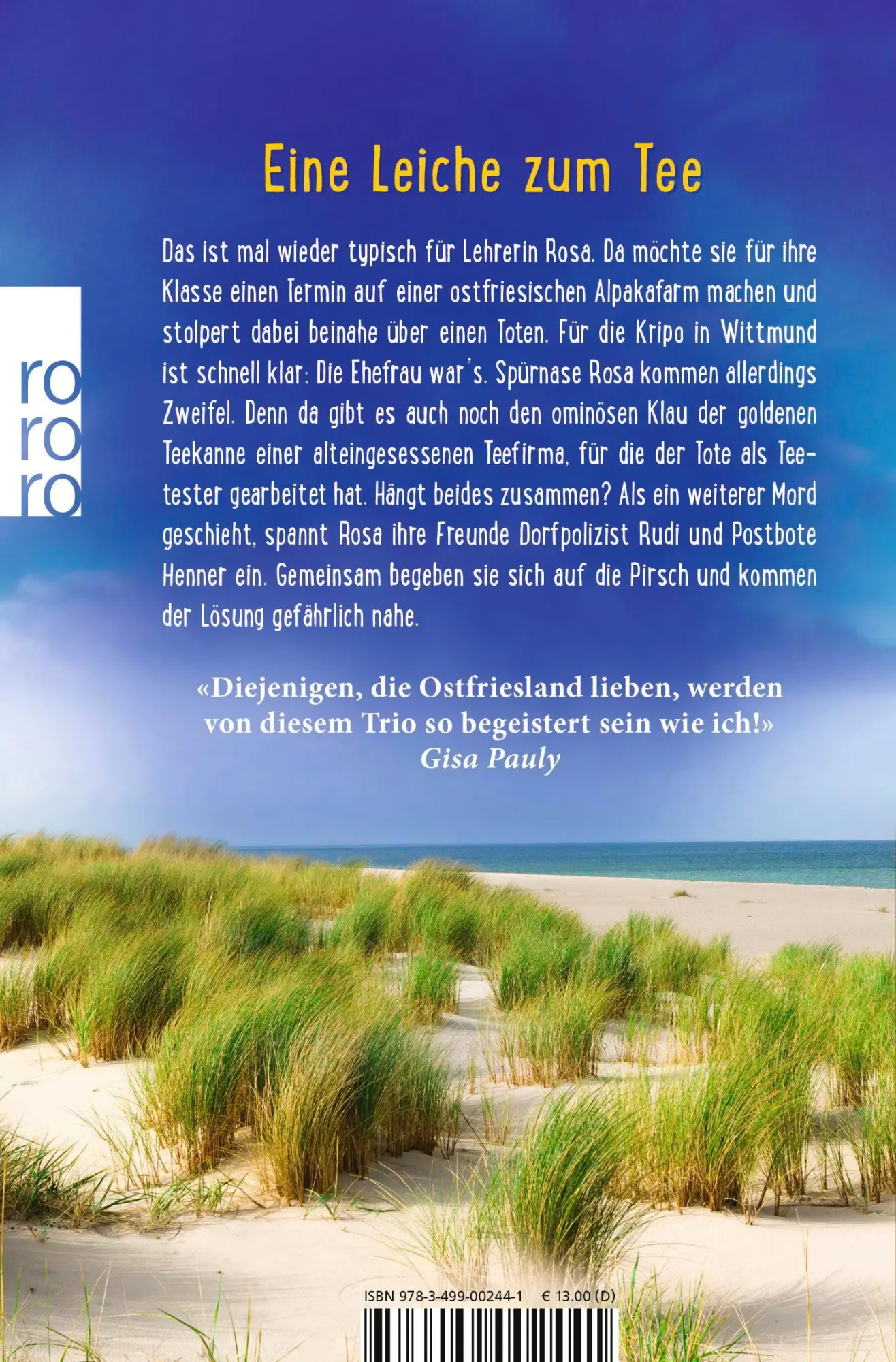 Rückseite: 9783499002441 | Krabbenkuss mit Schuss | Ein Ostfriesen-Krimi | Franke (u. a.) | Buch
