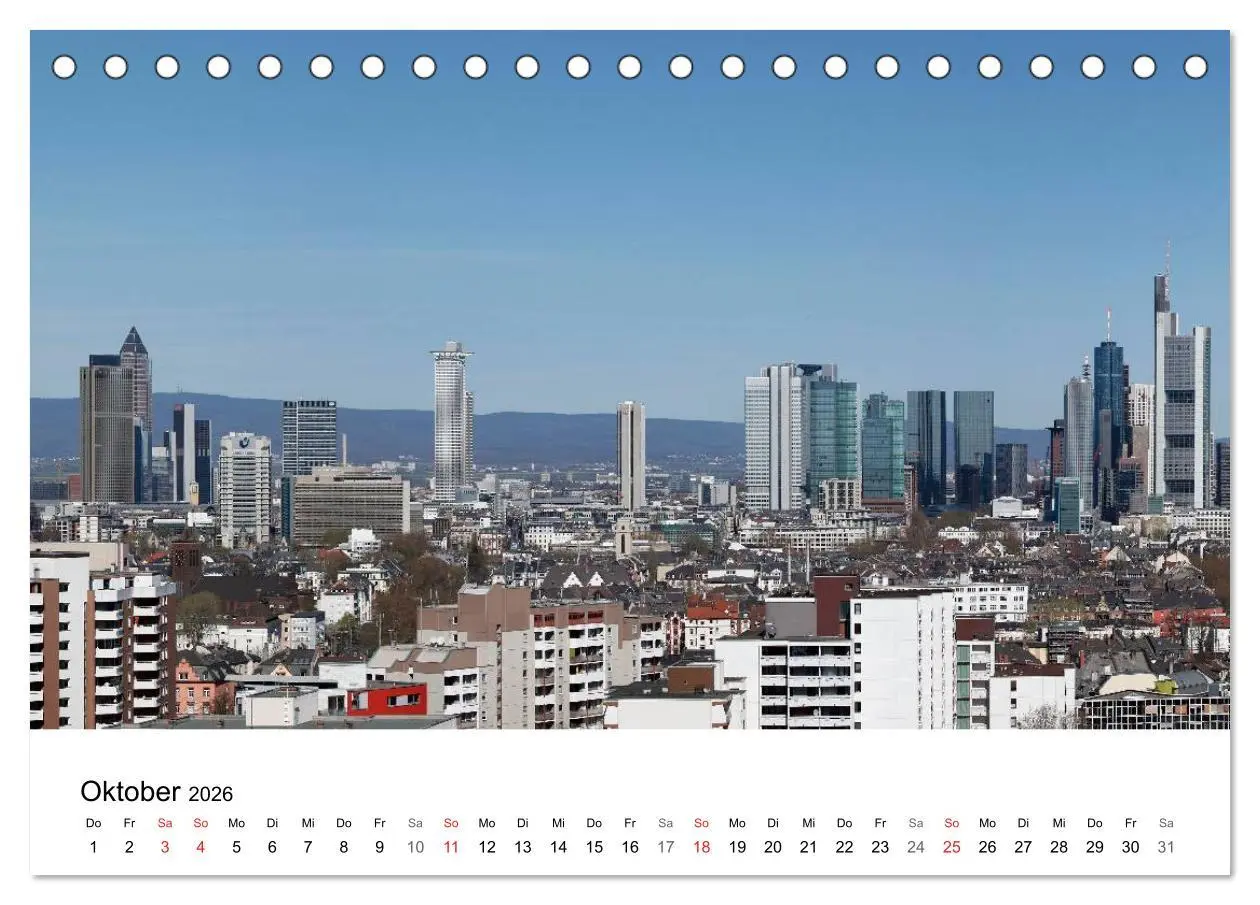 Bild: 9783516062441 | Frankfurt Skyline von Petrus Bodenstaff (Tischkalender 2026 DIN A5...