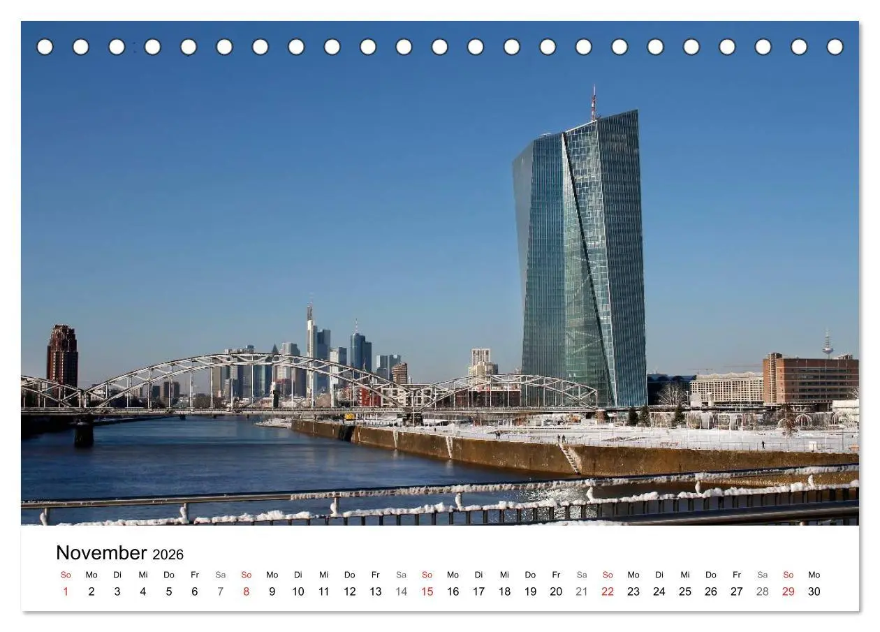 Bild: 9783516062441 | Frankfurt Skyline von Petrus Bodenstaff (Tischkalender 2026 DIN A5...