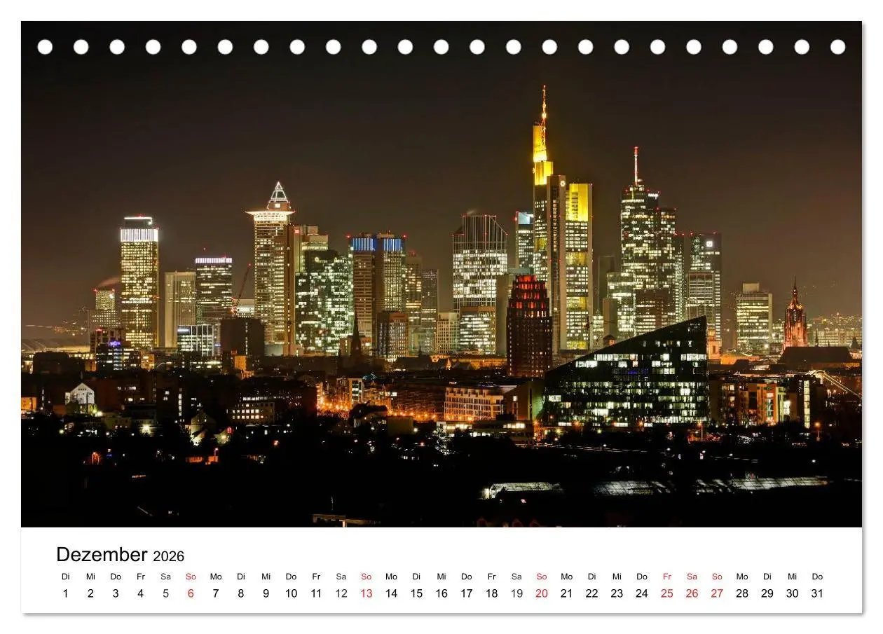Bild: 9783516062441 | Frankfurt Skyline von Petrus Bodenstaff (Tischkalender 2026 DIN A5...