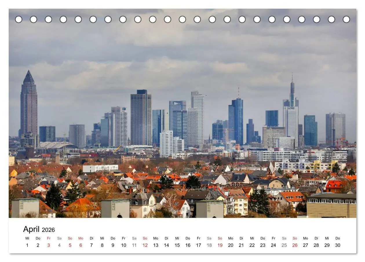 Bild: 9783516062441 | Frankfurt Skyline von Petrus Bodenstaff (Tischkalender 2026 DIN A5...