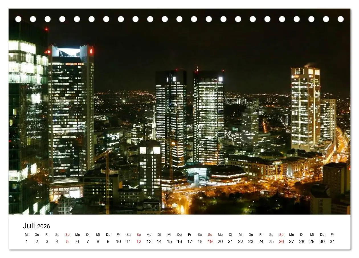 Bild: 9783516062441 | Frankfurt Skyline von Petrus Bodenstaff (Tischkalender 2026 DIN A5...
