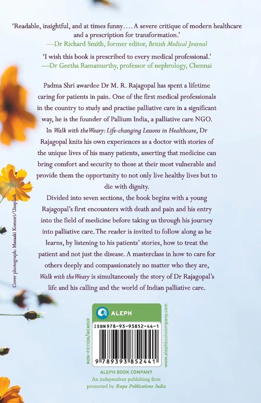 Rückseite: 9789393852441 | "Walk with the Weary Life-changing Lessons in Healthcare" | Rajagopal