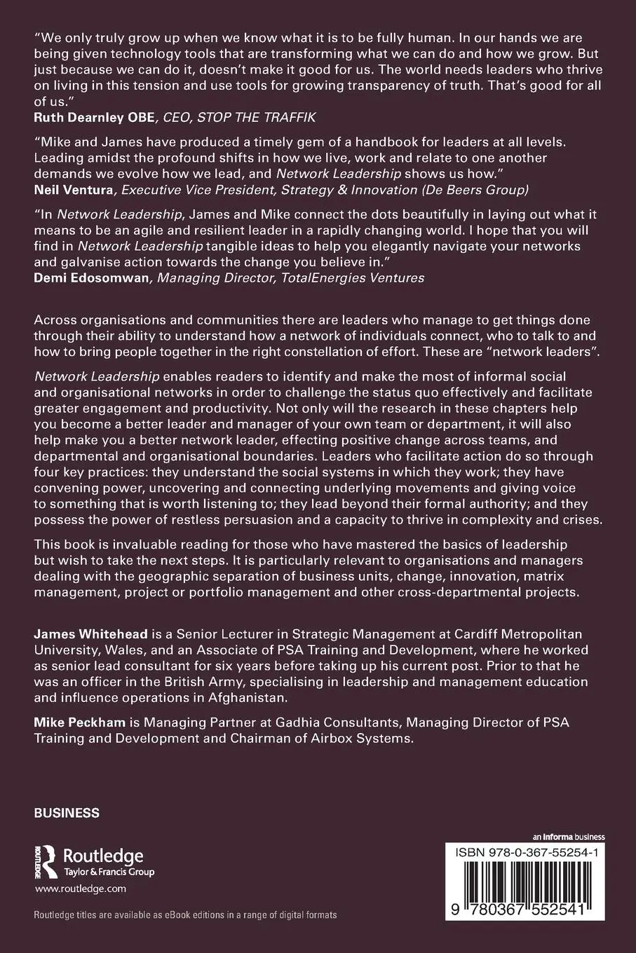 Rückseite: 9780367552541 | Network Leadership | Navigating and Shaping Our Interconnected World