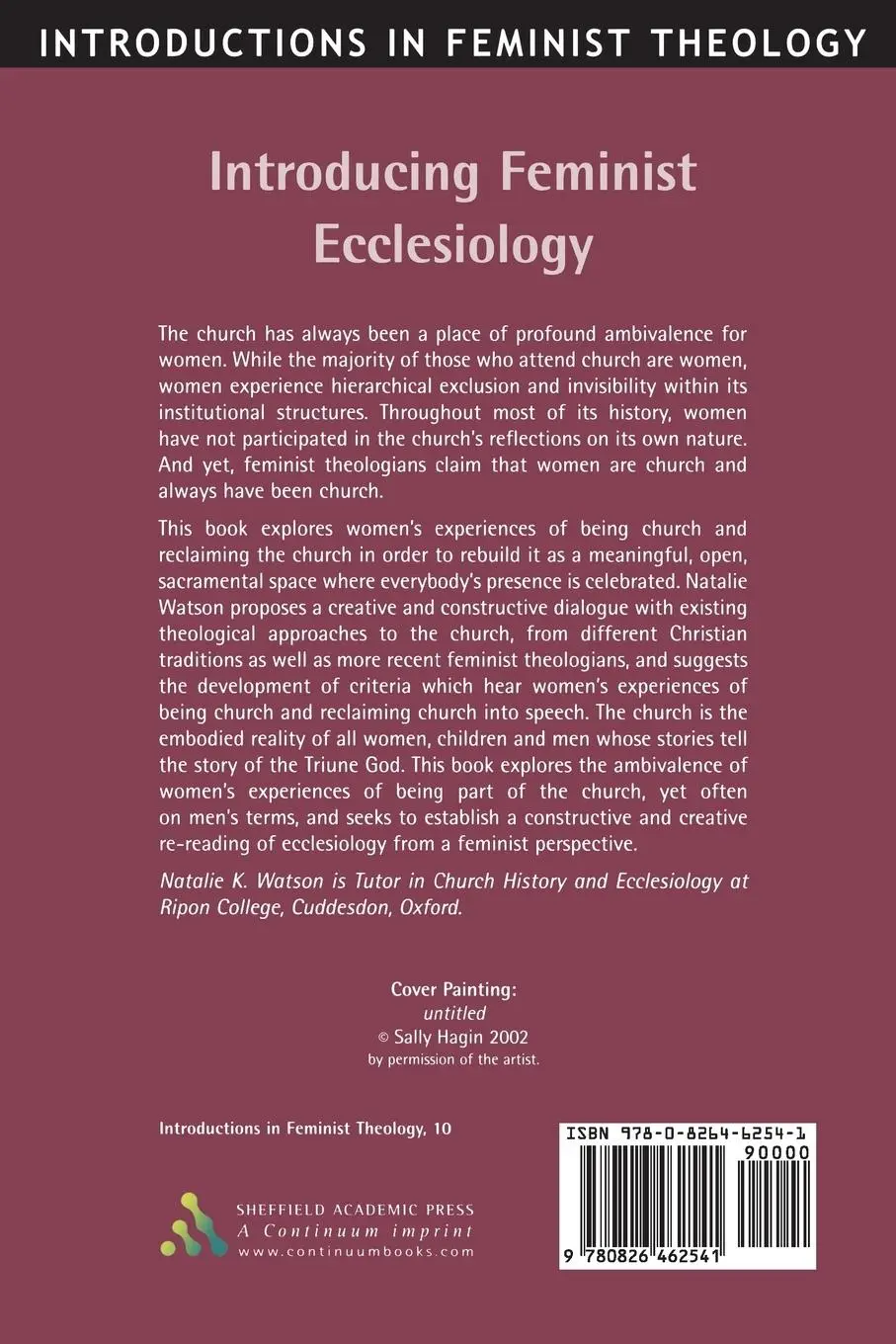 Rückseite: 9780826462541 | Introducing Feminist Ecclesiology | Natalie Watson | Taschenbuch