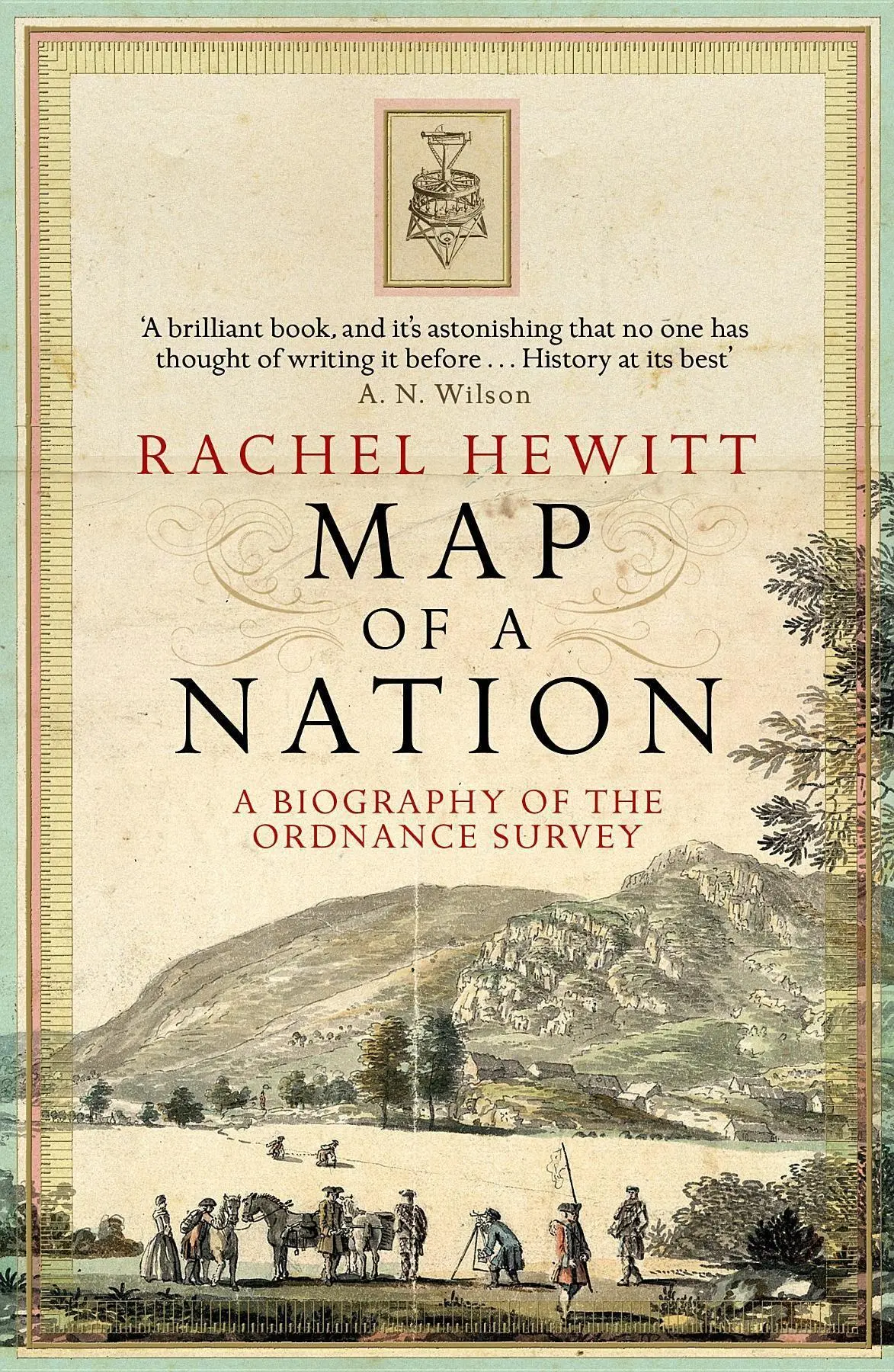 Cover: 9781847082541 | Map of a Nation | A Biography of the Ordnance Survey | Rachel Hewitt