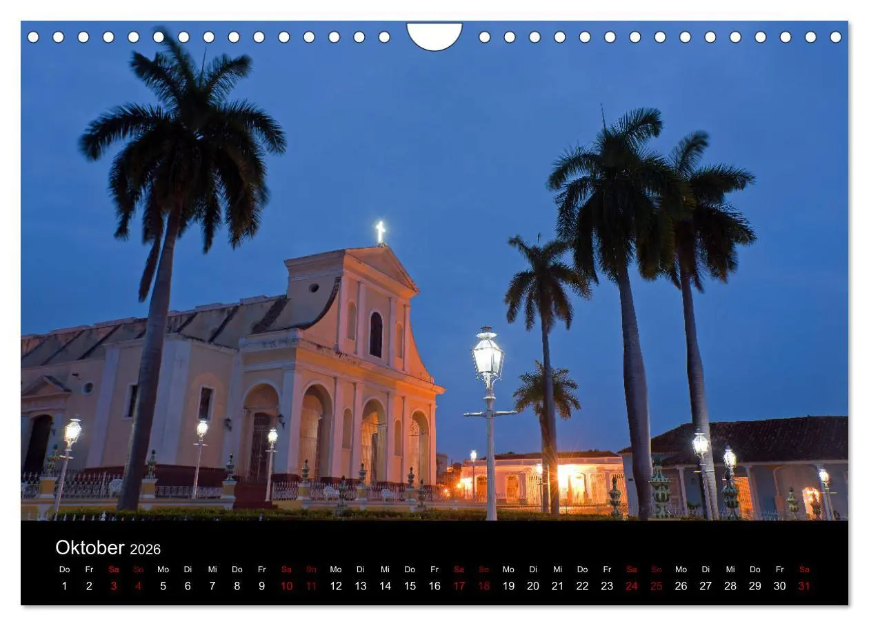Bild: 9783457892541 | Kuba 2026 (Wandkalender 2026 DIN A4 quer), CALVENDO Monatskalender