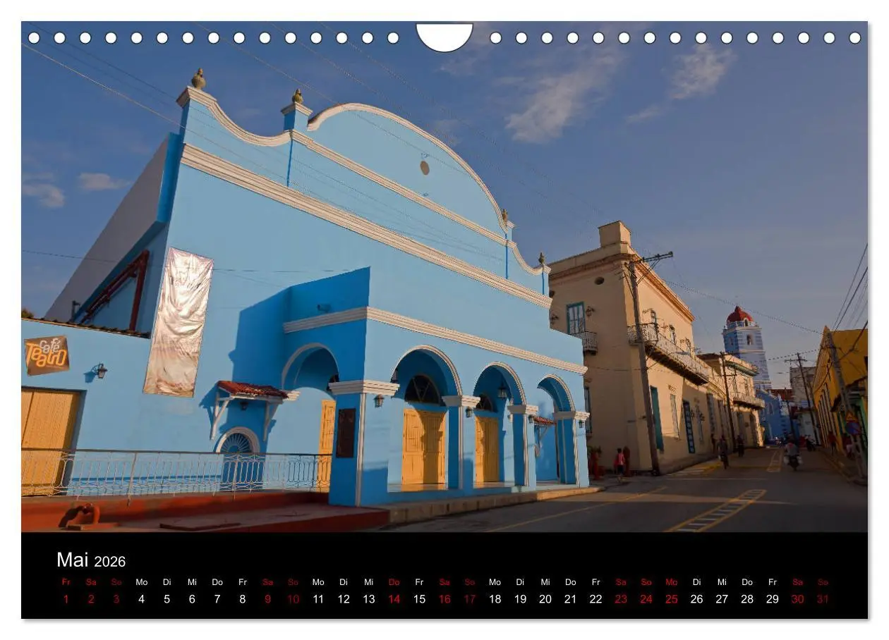 Bild: 9783457892541 | Kuba 2026 (Wandkalender 2026 DIN A4 quer), CALVENDO Monatskalender