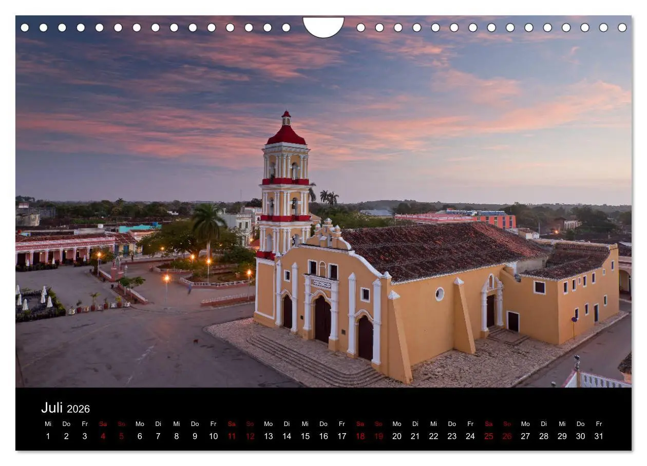 Bild: 9783457892541 | Kuba 2026 (Wandkalender 2026 DIN A4 quer), CALVENDO Monatskalender