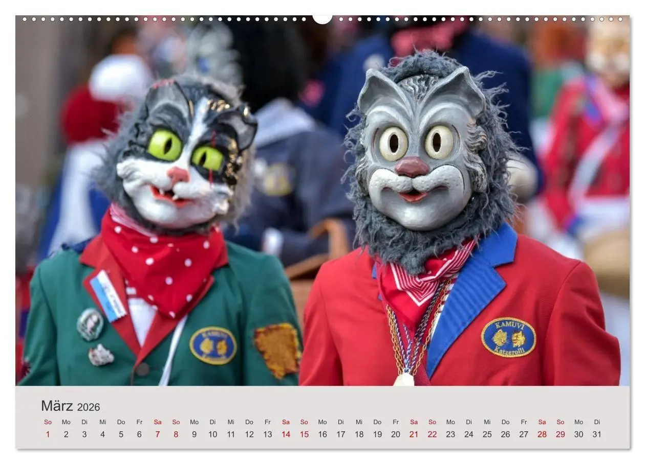 Bild: 9783516672541 | Narri 2026 Bilder der Schwäbisch-Alemannischen Fasnet (Wandkalender...