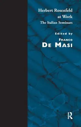 Cover: 9781855752641 | Herbert Rosenfeld at Work | The Italian Seminars | Rosenfeld | Buch