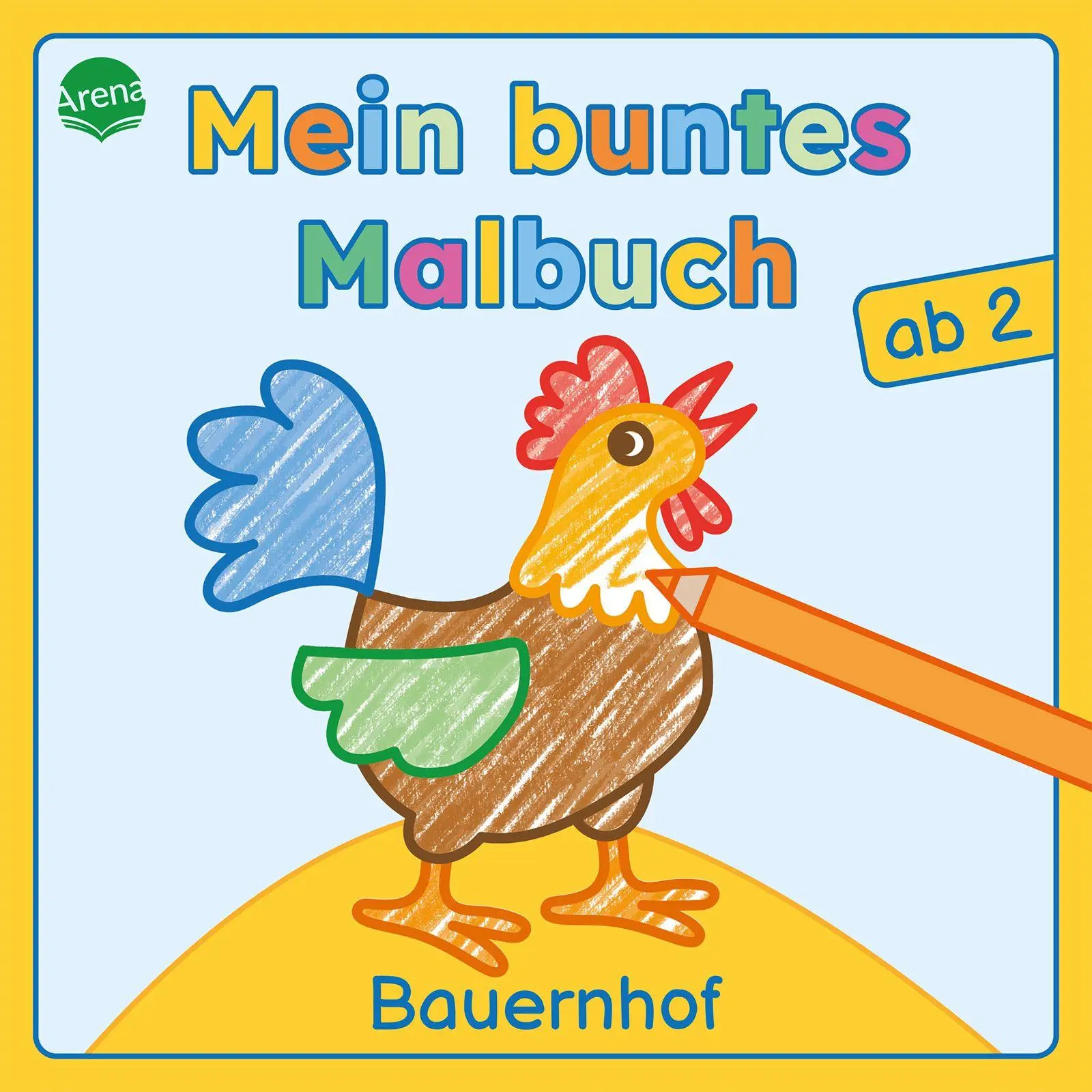 Cover: 9783401722641 | Mein buntes Malbuch ab 2. Bauernhof | Izabella Markiewicz | Buch