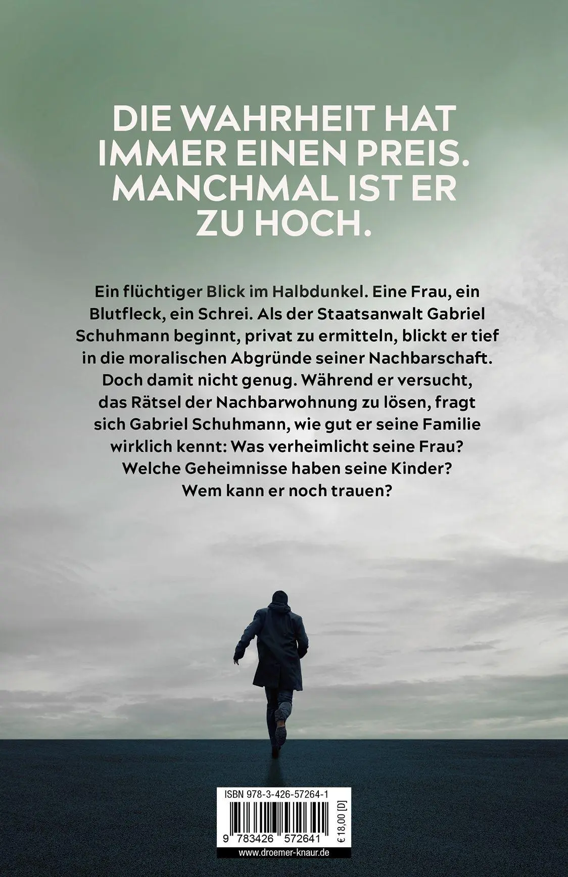 Rückseite: 9783426572641 | Schuhmanns Verdacht | Roman | Stefan Rieß | Taschenbuch | 384 S.