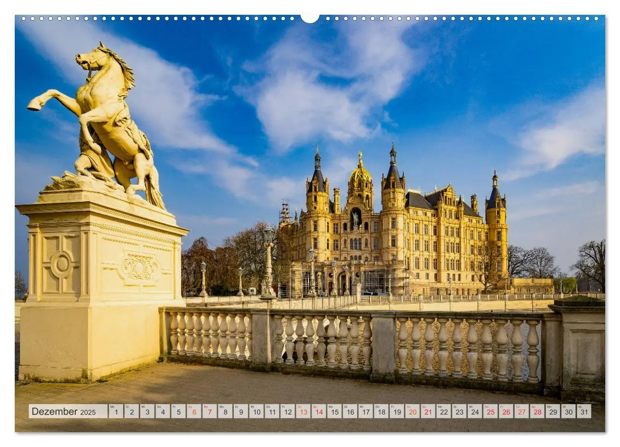 Bild: 9783435242641 | Wunderschönes Schwerin (Wandkalender 2025 DIN A2 quer), CALVENDO...