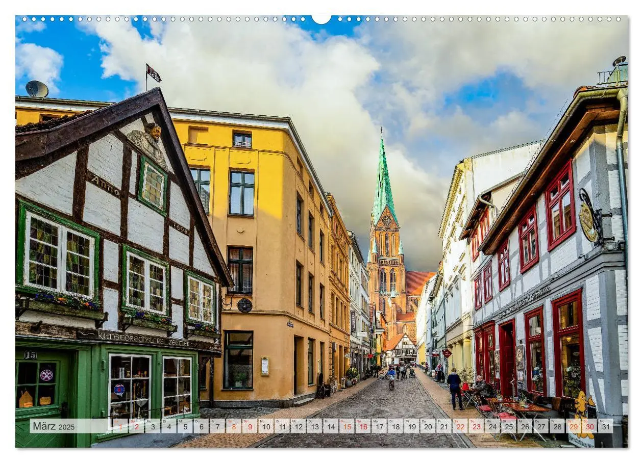 Bild: 9783435242641 | Wunderschönes Schwerin (Wandkalender 2025 DIN A2 quer), CALVENDO...