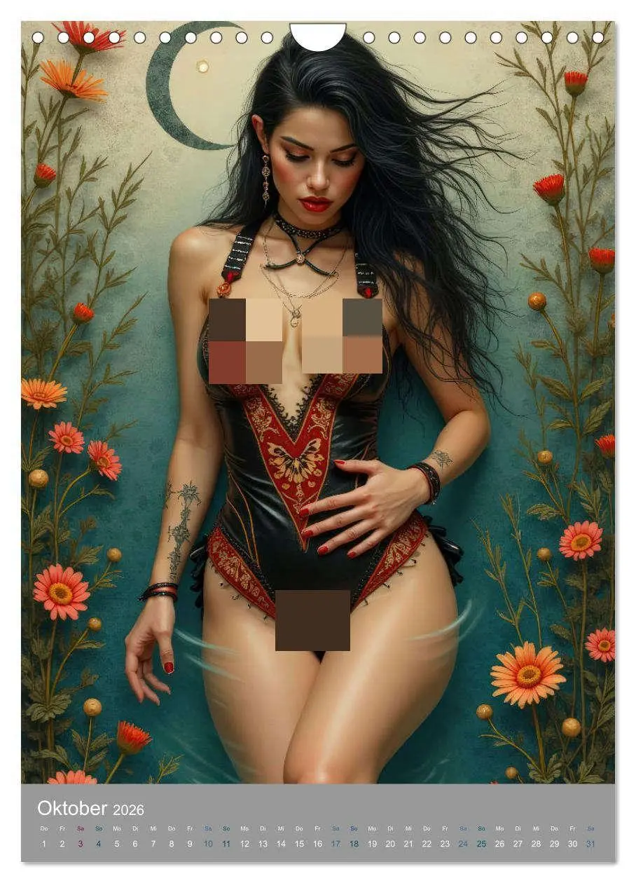 Bild: 9783457262641 | Boho Verführung (Wandkalender 2026 DIN A4 hoch), CALVENDO...