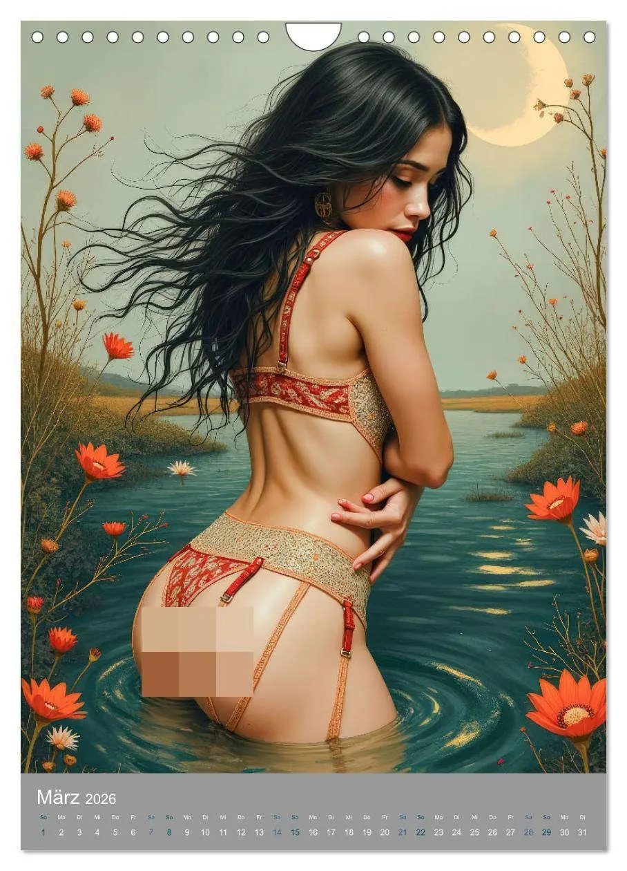 Bild: 9783457262641 | Boho Verführung (Wandkalender 2026 DIN A4 hoch), CALVENDO...