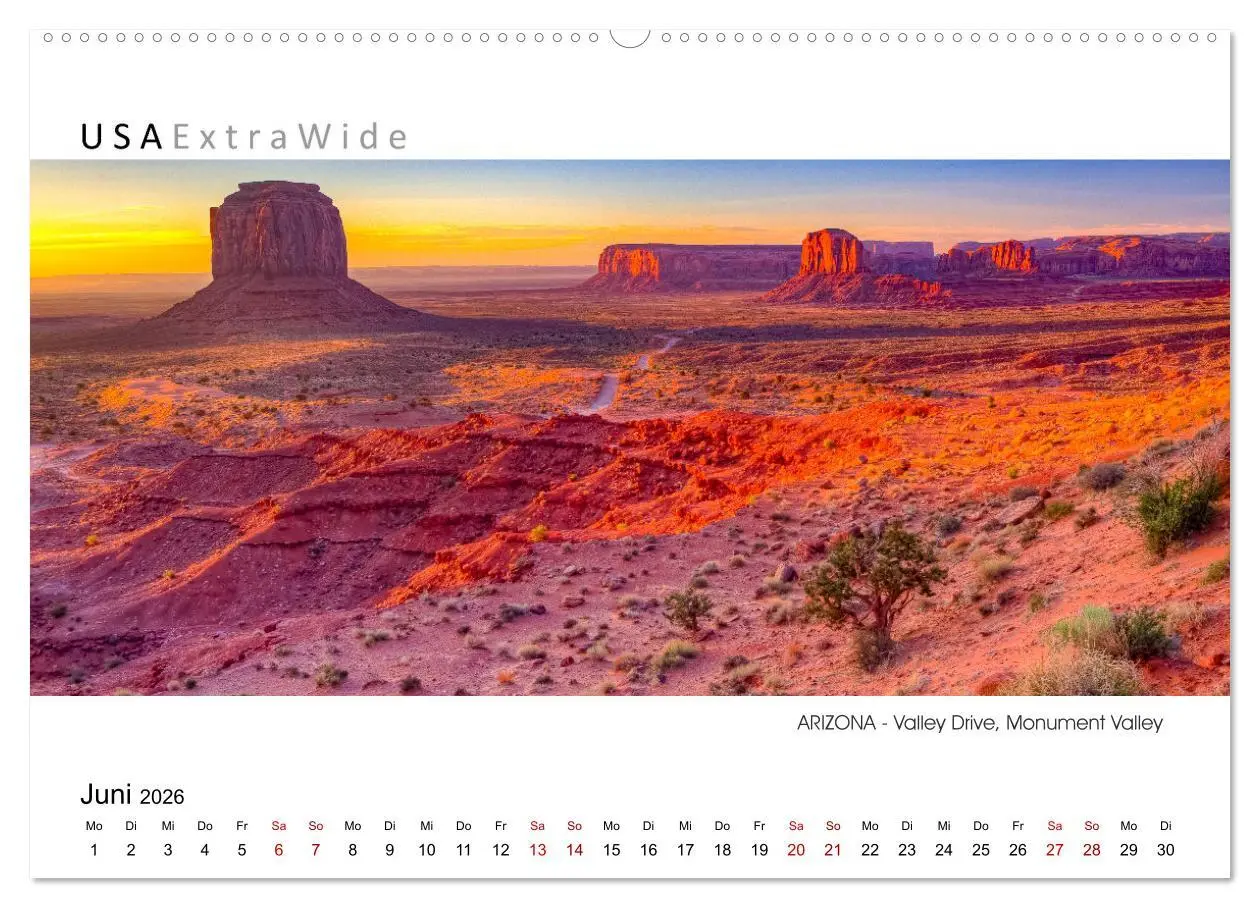 Bild: 9783457642641 | Impressionen aus ARIZONA - Panoramabilder (Wandkalender 2026 DIN A2...