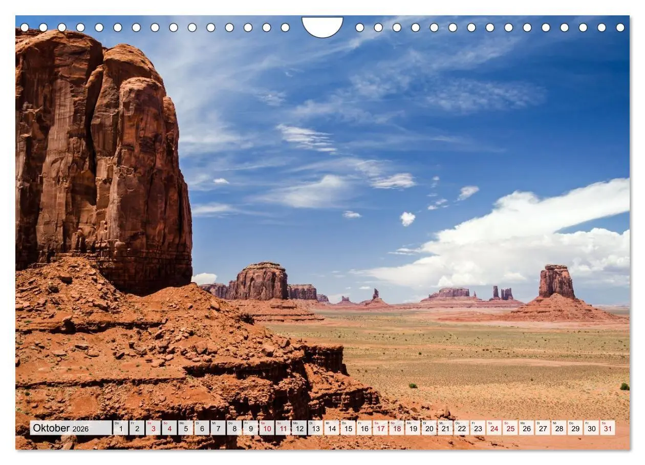 Bild: 9783516592641 | USA: Roadtrip durch die Wüste (Wandkalender 2026 DIN A4 quer),...