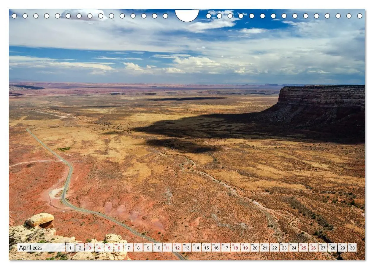 Bild: 9783516592641 | USA: Roadtrip durch die Wüste (Wandkalender 2026 DIN A4 quer),...