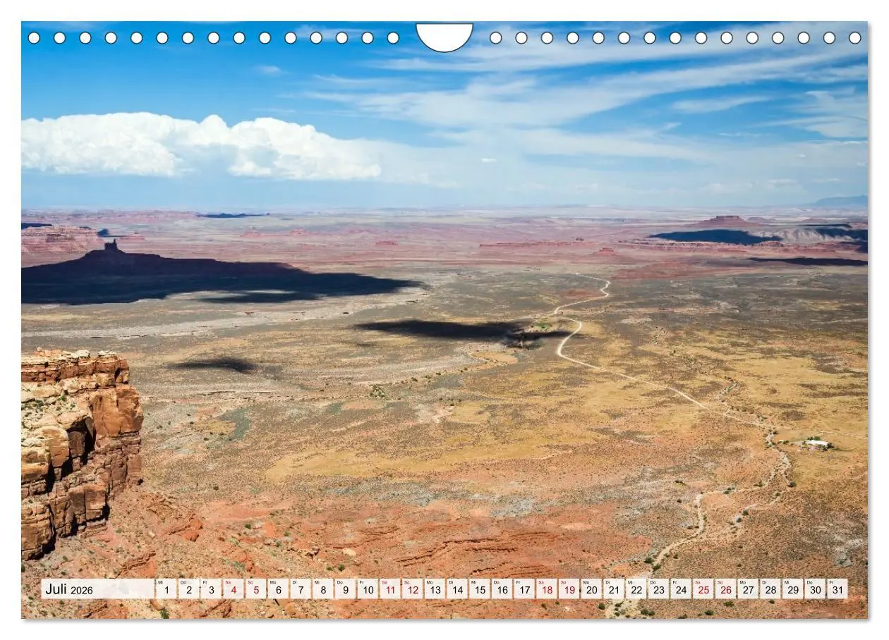 Bild: 9783516592641 | USA: Roadtrip durch die Wüste (Wandkalender 2026 DIN A4 quer),...