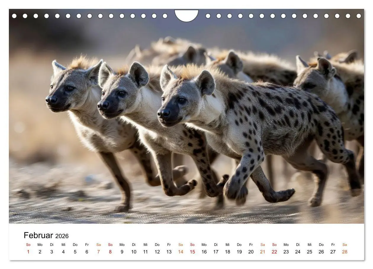 Bild: 9783516732641 | Hyänen - Afrikas geheimnisvolle Jäger (Wandkalender 2026 DIN A4...