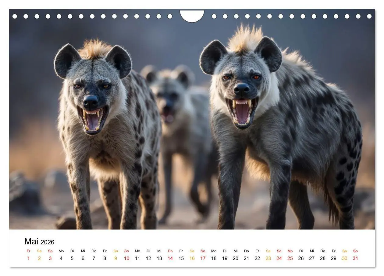 Bild: 9783516732641 | Hyänen - Afrikas geheimnisvolle Jäger (Wandkalender 2026 DIN A4...