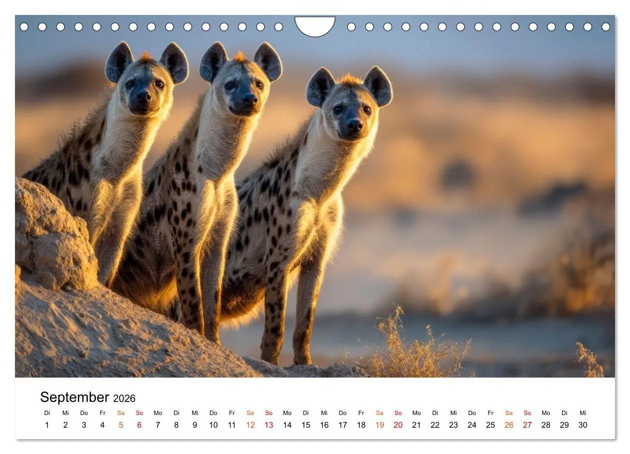 Bild: 9783516732641 | Hyänen - Afrikas geheimnisvolle Jäger (Wandkalender 2026 DIN A4...
