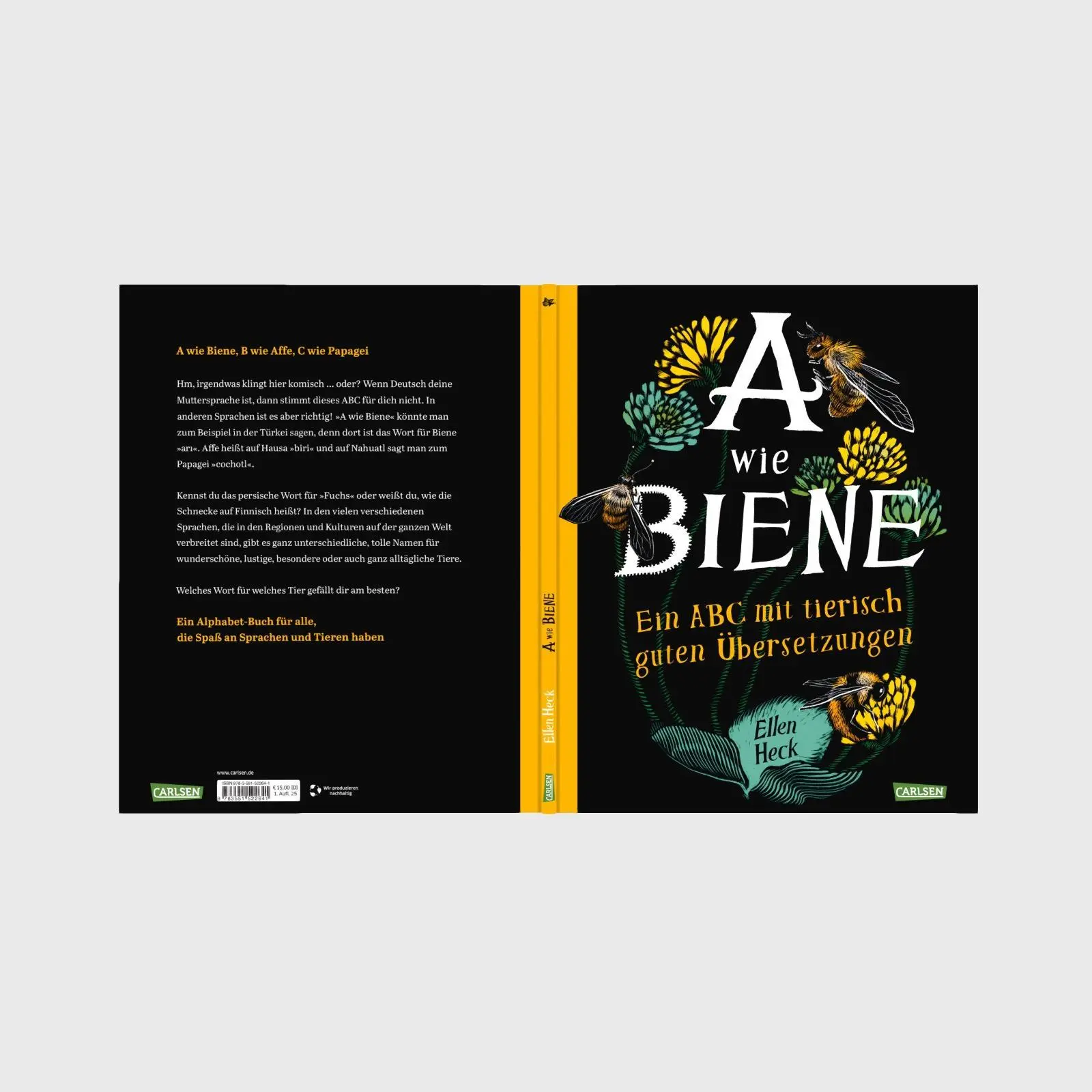 Bild: 9783551522641 | A wie Biene | Ellen Heck | Buch | 40 S. | Deutsch | 2025