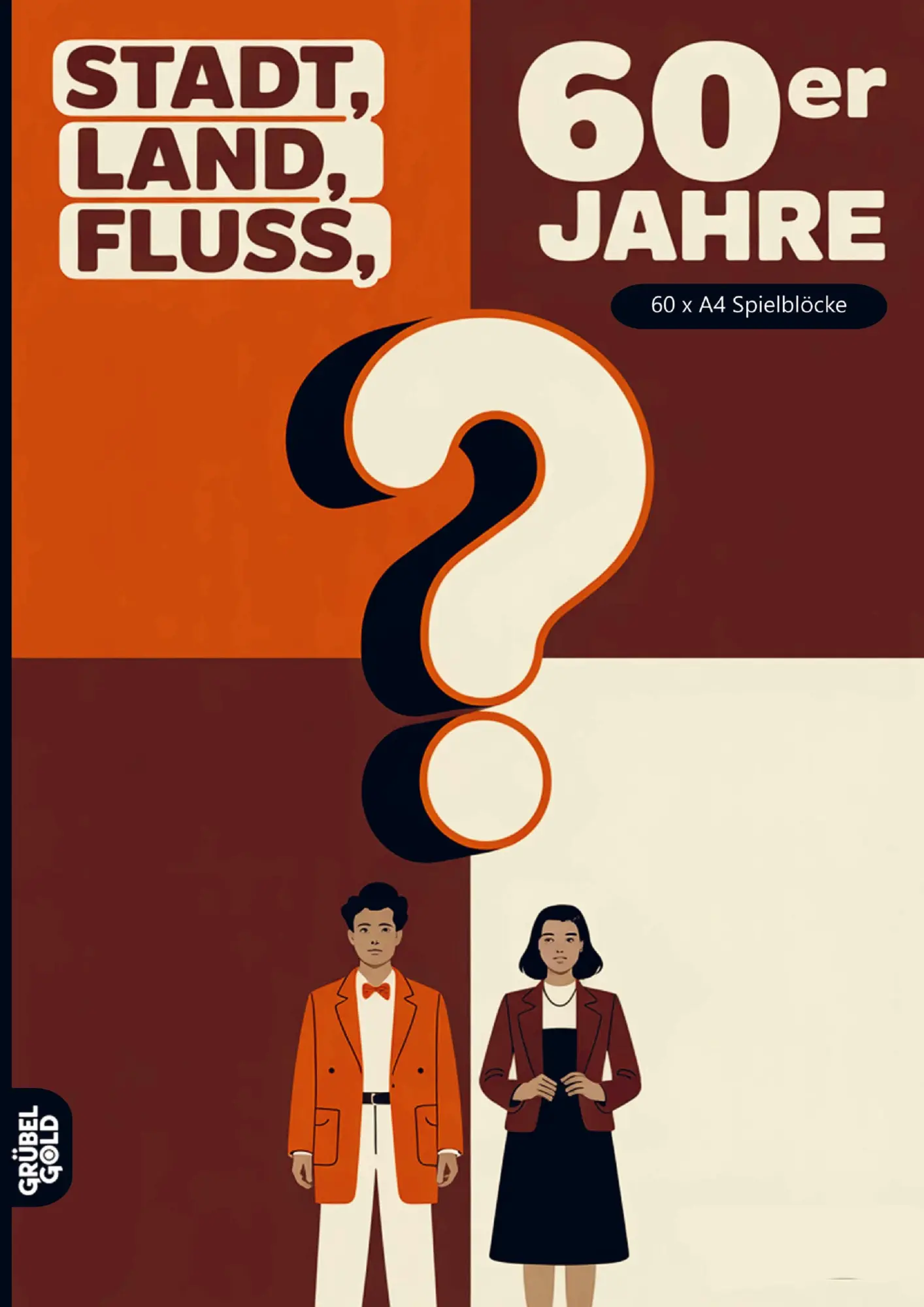 Cover: 9783693192641 | Stadt, Land, Fluss, 60er Jahre | Grübelgold Rätselhefte | Taschenbuch