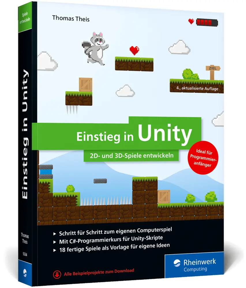 Cover: 9783836292641 | Einstieg in Unity | Thomas Theis | Taschenbuch | Deutsch | 2023