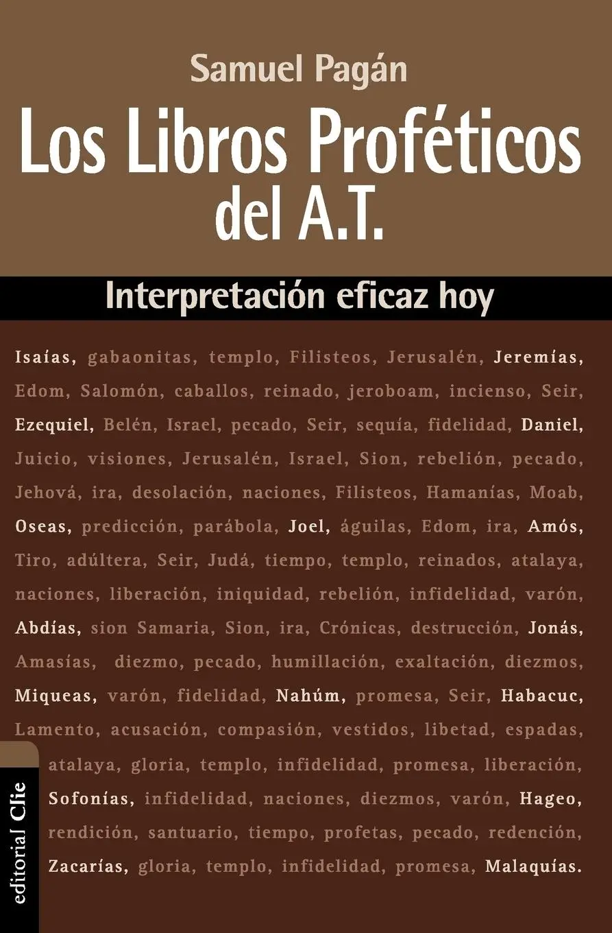 Cover: 9788494462641 | Los libros proféticos del Antiguo Testamento | Samuel Pagán | Buch