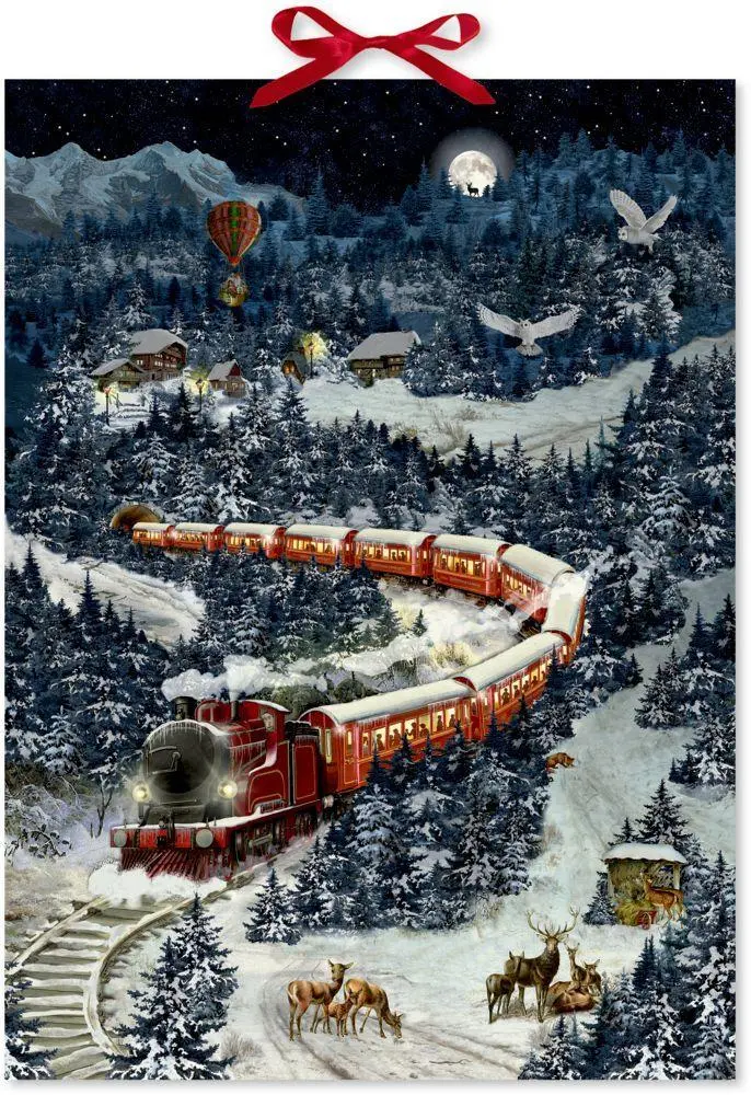Cover: 4050003952741 | Wand-Adventskalender - Weihnachtsexpress in Winterlandschaft | Behr