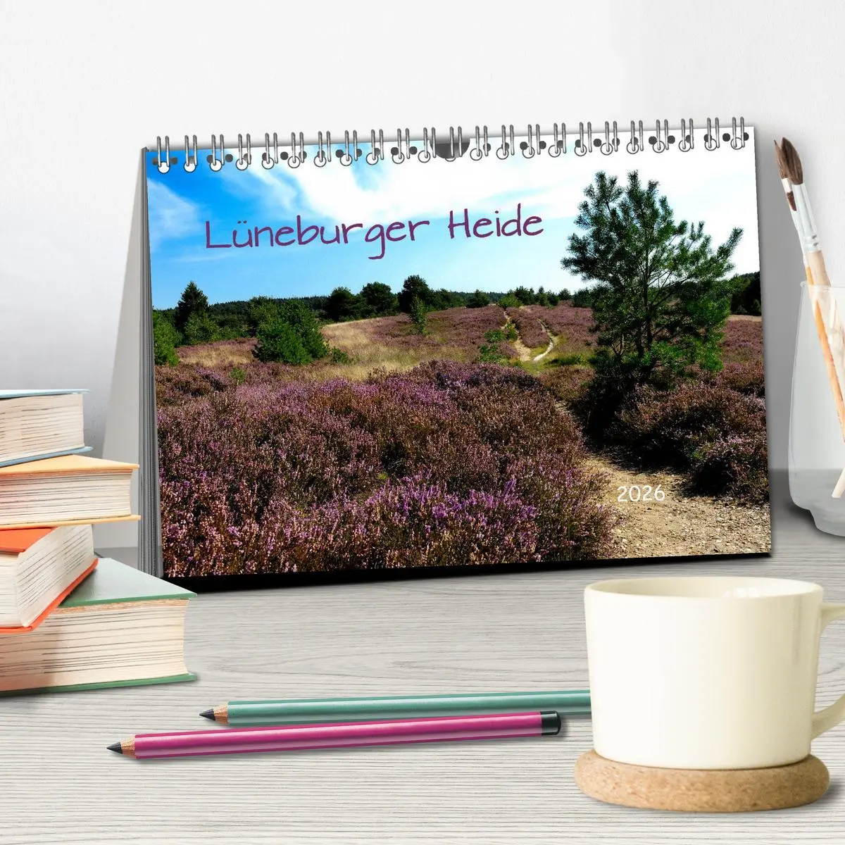 Bild: 9783457872741 | Lüneburger Heide (Tischkalender 2026 DIN A5 quer), CALVENDO...