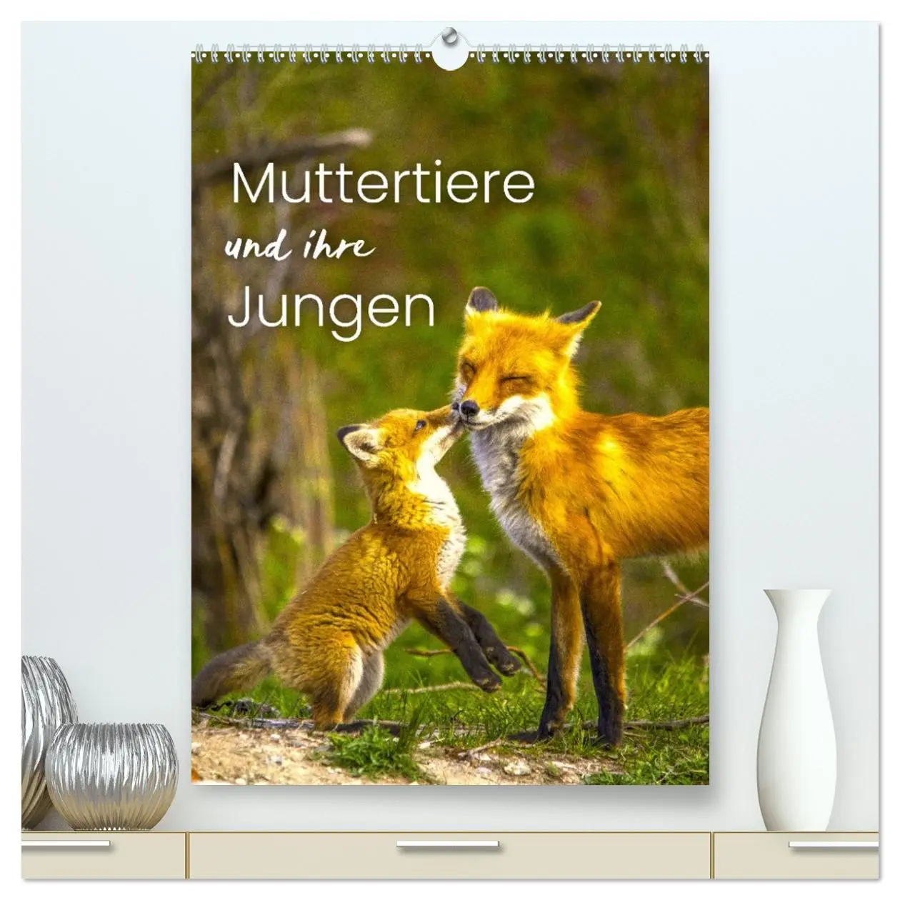 Cover: 9783516342741 | Muttertiere und ihre Jungen (hochwertiger Premium Wandkalender 2026...