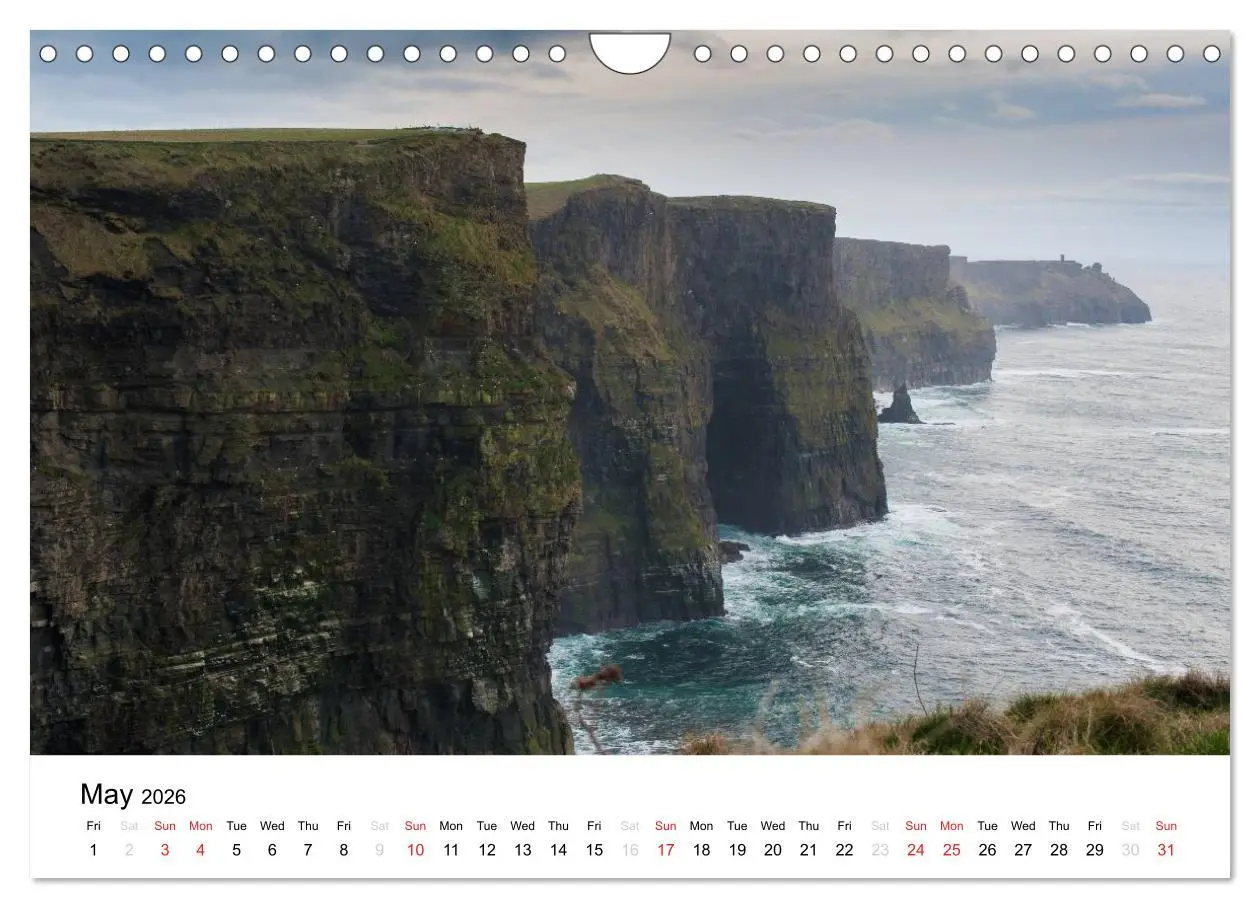 Bild: 9783516582741 | Ireland. Wild Atlantic Views / UK-Version (Wall Calendar 2026 DIN...