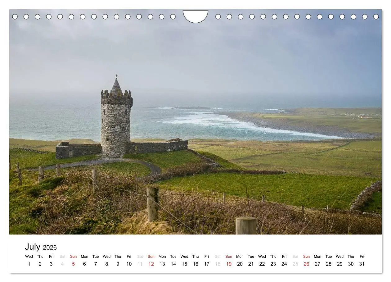 Bild: 9783516582741 | Ireland. Wild Atlantic Views / UK-Version (Wall Calendar 2026 DIN...