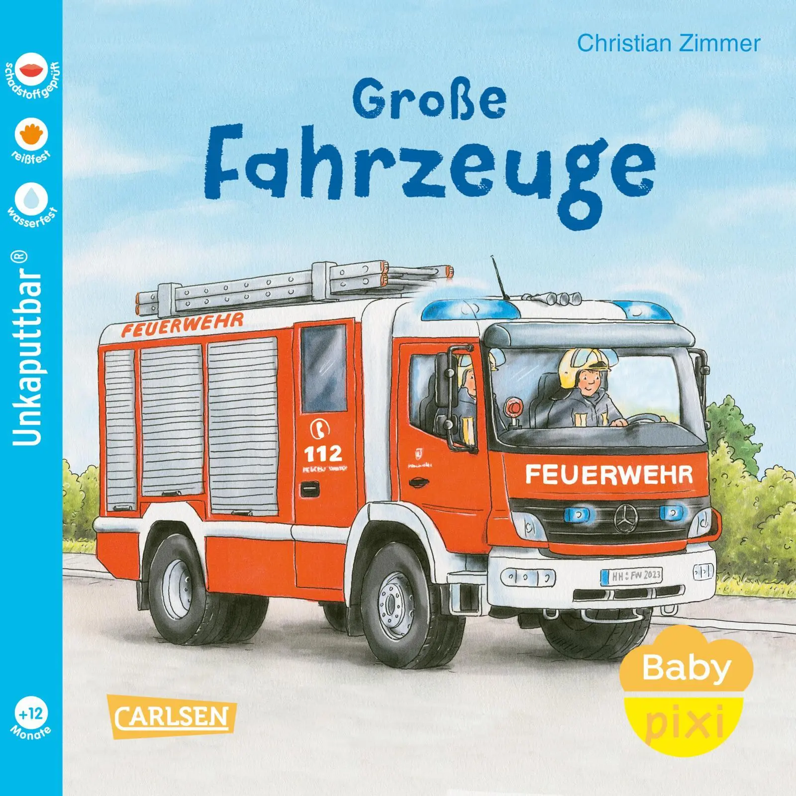 Cover: 9783551062741 | Baby Pixi (unkaputtbar) 153: Große Fahrzeuge | Christian Zimmer | Buch