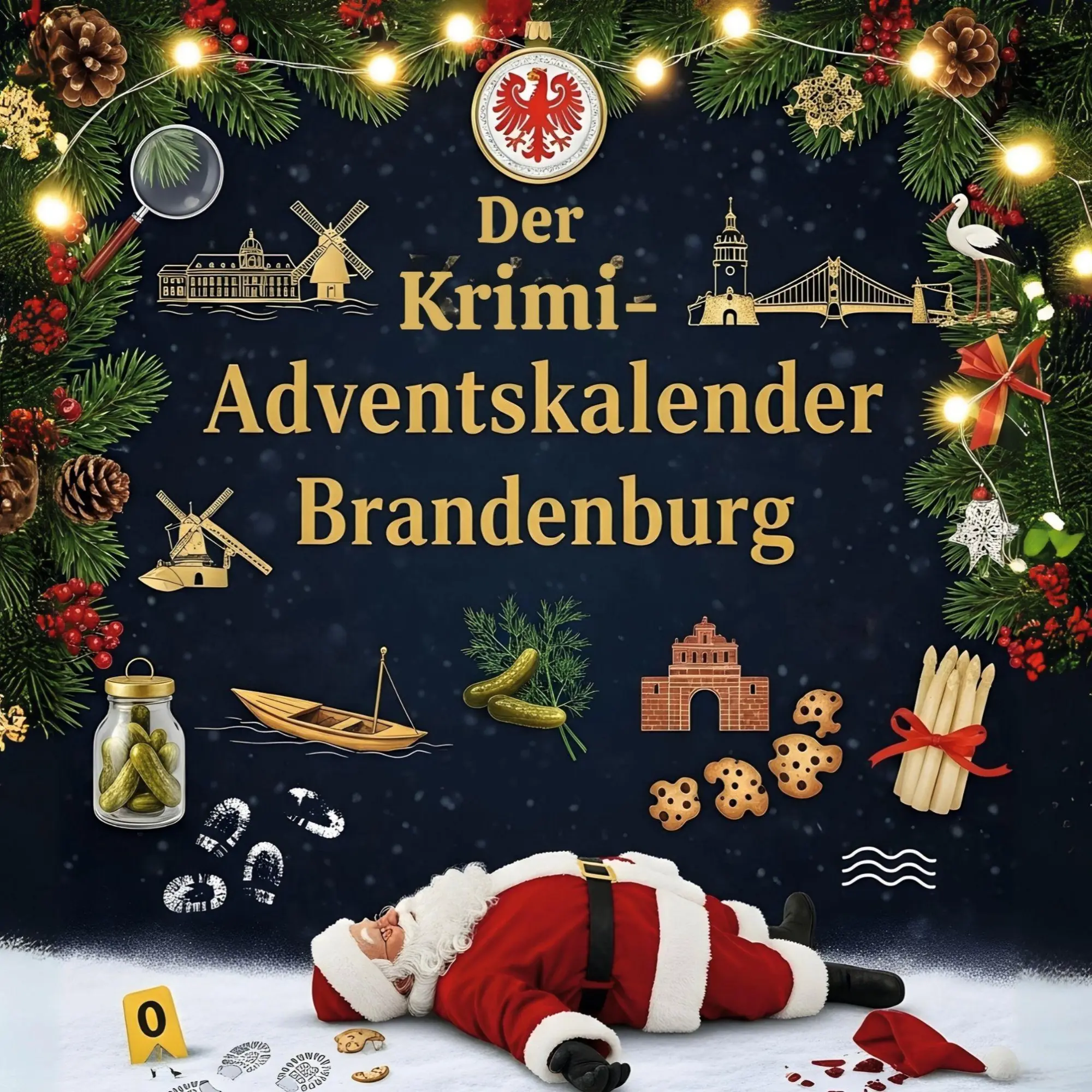 Cover: 9783695302741 | Der Krimi-Adventskalender Brandenburg | Mordsverdächtig in 24 Akten