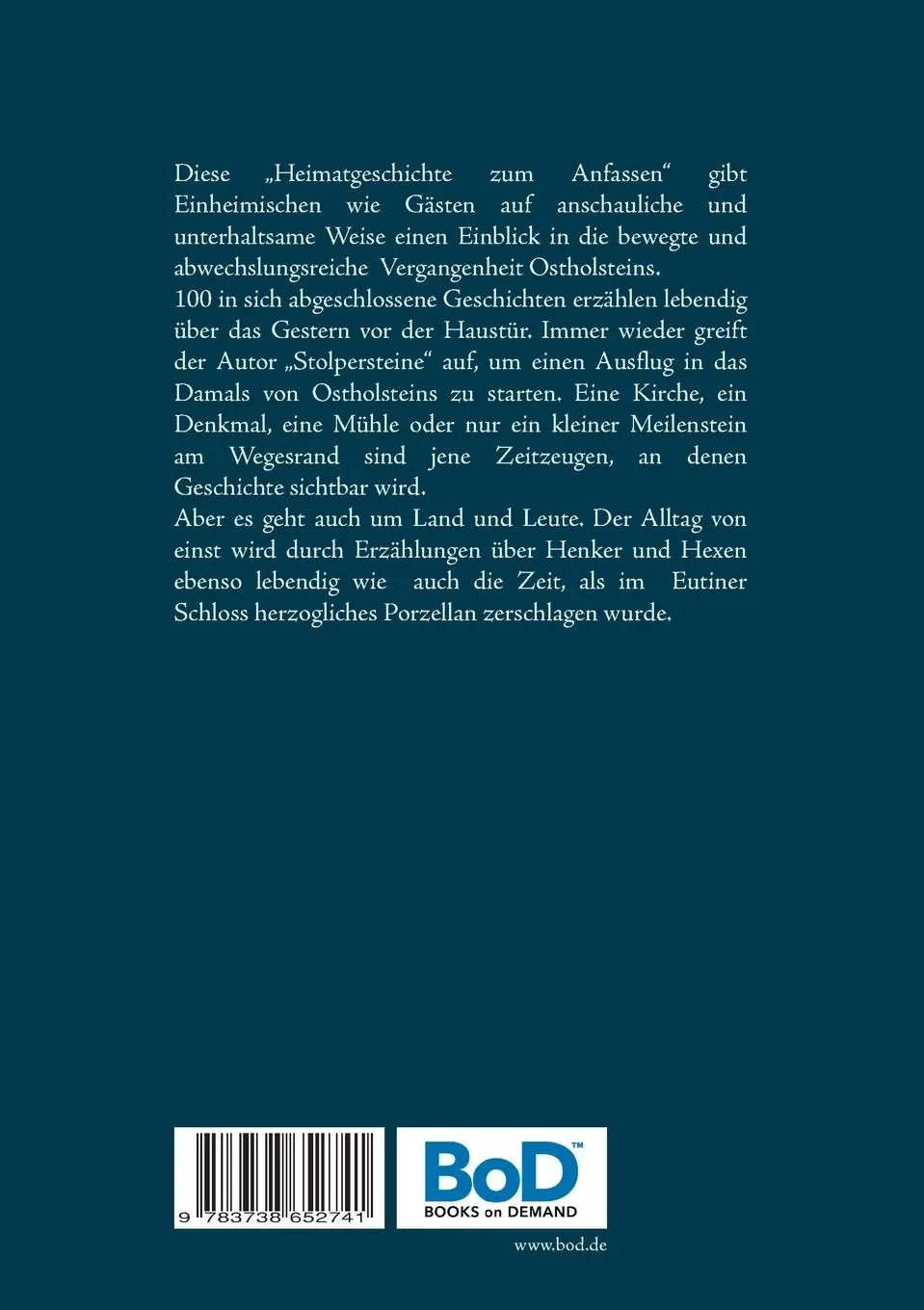 Rückseite: 9783738652741 | Ostholstein gestern | 100 Geschichten über Land und Leute | Vogler