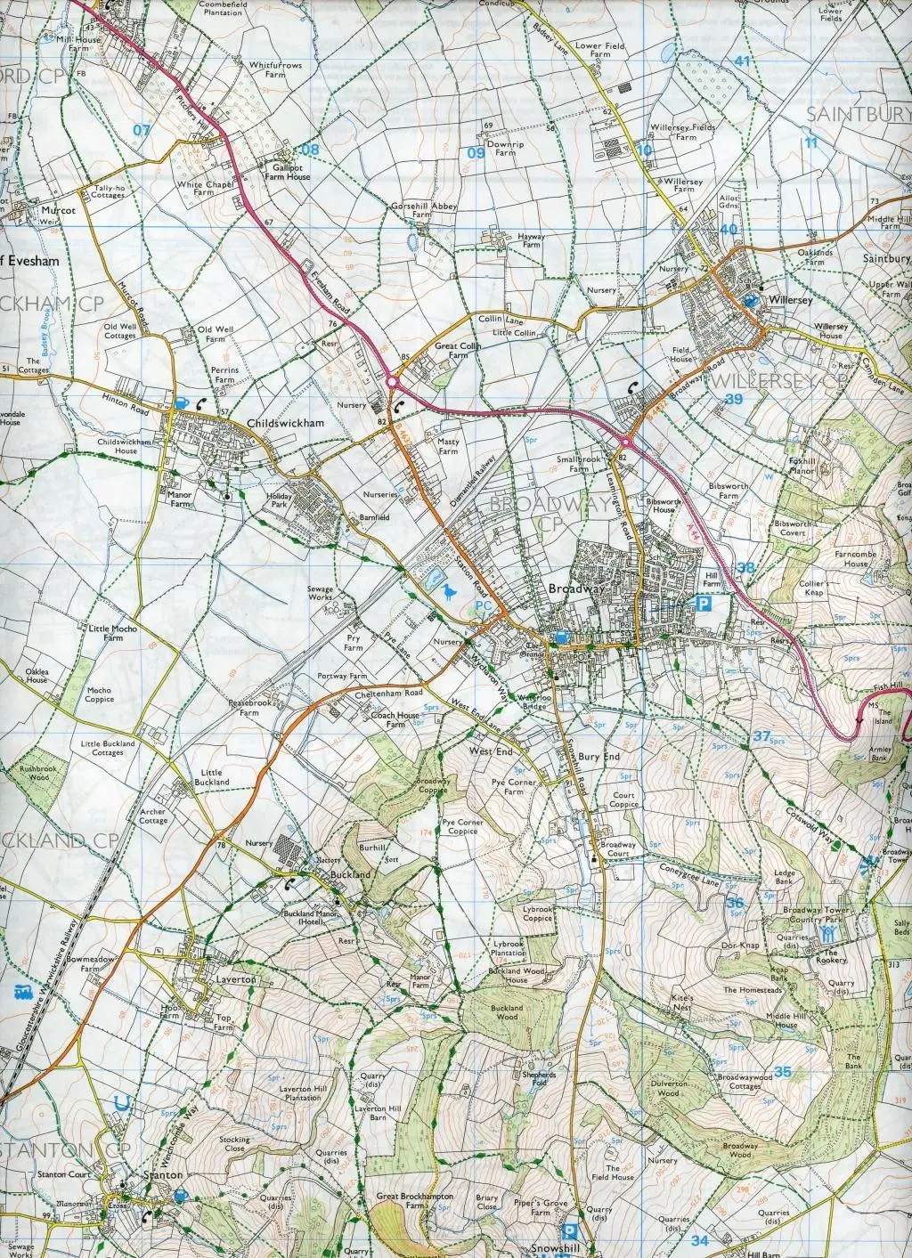 Bild: 9780319242841 | The Cotswolds, Burford, Chipping Campden, Cirencester &amp; Stow-on-the...