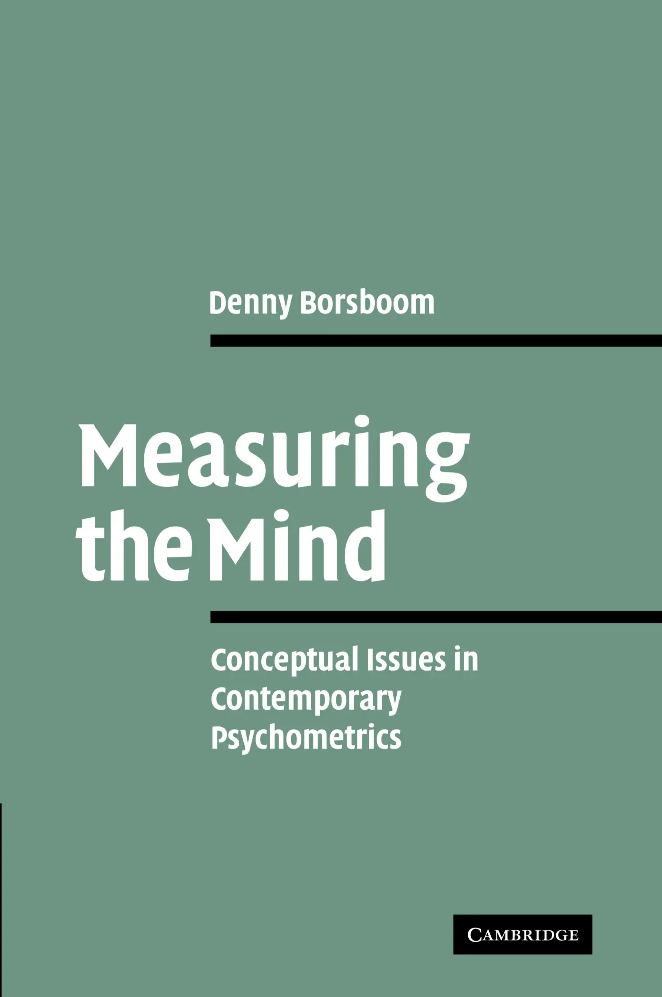Cover: 9780521102841 | Measuring the Mind | Conceptual Issues in Contemporary Psychometrics